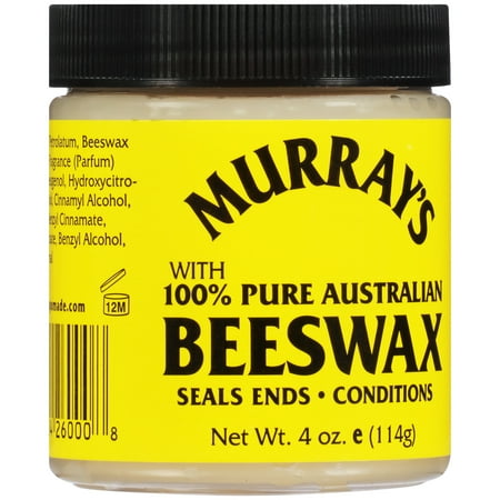 - Murray's with 100% Pure Australian Beeswax 4 oz. Plastic Jar