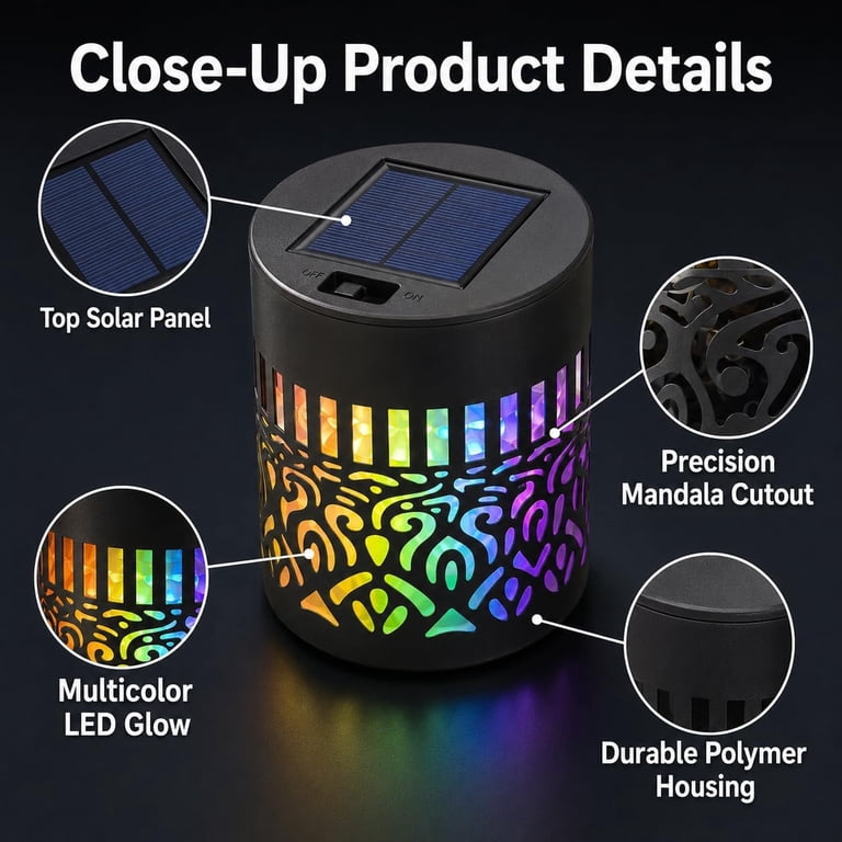 Garden Solar Outdoor Lights – 7 Color Changing RGB Set 🌈✨, 🔖 SKU: 6616 | Rs. 799.00, ✅ Beautiful 7 Color RGB Lighting, ✅ Solar Powered Energy Saving Design, ✅ Perfect For Garden, Patio & Pathway