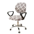 thumbnail image 1 of Moonsaad Stretch Office Computer Rotating Chair Split Cover, Spandex Seat Cover Chair Protector Slipcover, 1 of 8