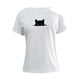 thumbnail image 3 of Camiseta básica con hombros descubiertos para mujer, ropa de calle, moda impresa, informal, transpirable SG, 3 of 8