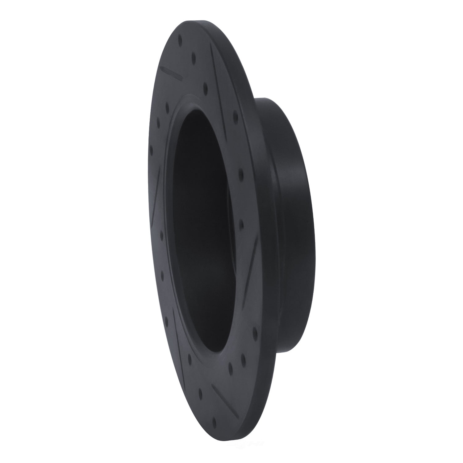 Dynamic Friction Company 633-72011L DFC Brake Rotor - Drilled And Slotted - Black