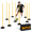6 FT-10 pcs, variant on 6 Ft Agility Poles 4/6/10 Pack Detachable Soccer