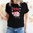 thumbnail image 1 of Meichang Hauts de Vacances pour Femmes T-Shirt de la Saint-Valentin Mignon Cœur Graphique T-Shirts Mignons Hauts de Vacances T-Shirts Manches Courtes Col Rond Mode 2025, 1 of 5