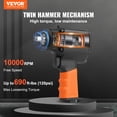 thumbnail image 2 of VEVOR Air Impact Wrench, 3/8-Inch Drive Air Impact Gun, Up to 690ft-lbs Nut-busting Torque, Lightweight Pneumatic Impact Wrench for Auto Repairs and Maintenance, 2 of 9
