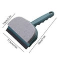 thumbnail image 2 of Tyeign 2-In-1 Portable Double Glass Cleaning Brush, Reversible Sponge & Rubber Wiper for Window Screens, Auto Windshield & Mirror, 7.5X4.5 in Handheld Tool for Home & Travel Detailing, A Brush, 2 of 6