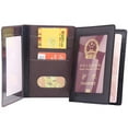 thumbnail image 3 of SPRING PARK Travel ID Card Passport Holder Ticket Document Protector Cover Case Bag Wallet, 3 of 7