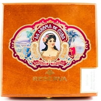 La Aroma De Cuba Divino Reserva Empty Wood Cigar Box 7.25" x 7" x 2.5"