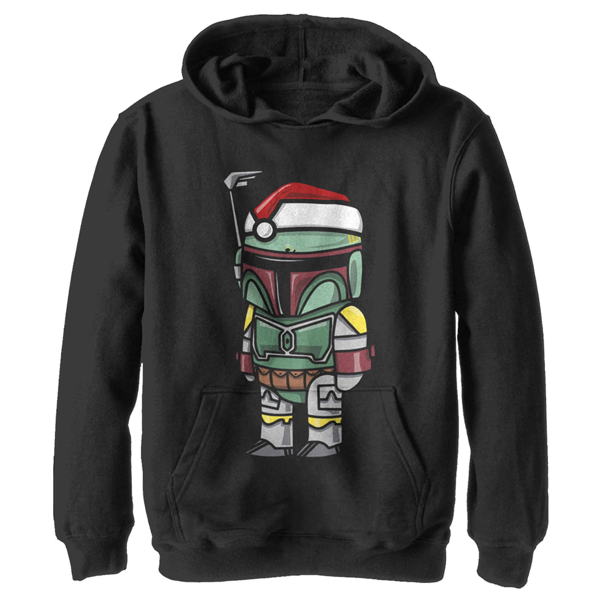 Boba Fett Santa Hat Cartoon Pull 