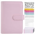 thumbnail image 1 of Carpeta de Presupuesto A6 con Sobres con Cremallera, Planificador de Presupuesto, Libro, Organizador de Ahorro de Dinero, Sobres de Efectivo para Presupuestos, Color Rosado, 1 of 1