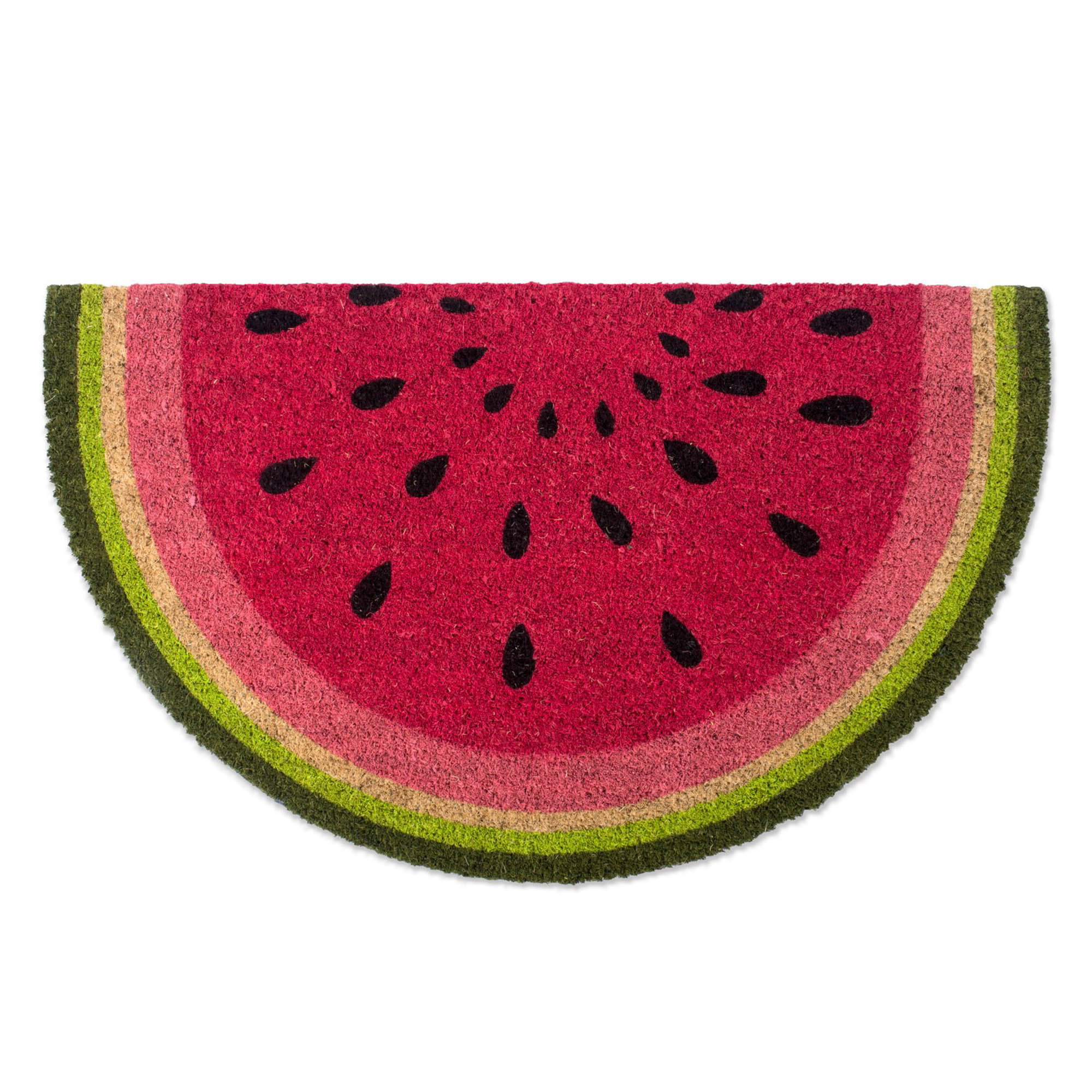 Suitcase Address Label Artistic Watermelon Background with Brushstrokes and a Script for Joyful Summertime Holder Portable Label