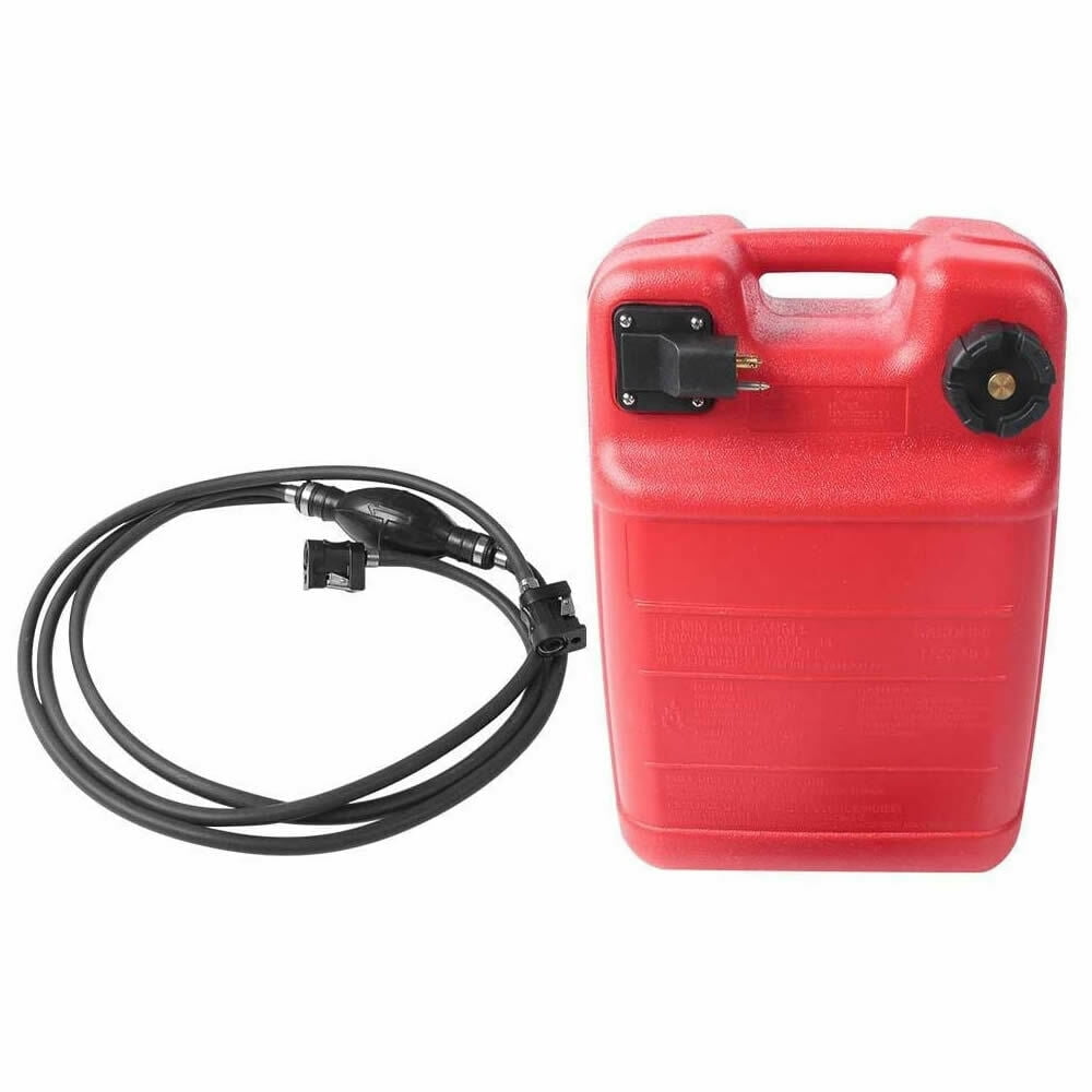 imUfer Portable 24 Litre Marine Outboard Fuel Tank Motor Boat Motor Outboard Fuel Tank With