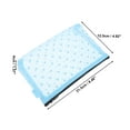 thumbnail image 2 of 1 Pc Women Durable Large Travel Cosmetic Bags for Vacation Business Travel Blue Nylon Mesh, 2 of 4