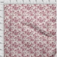 thumbnail image 4 of oneOone Rayon Pink Fabric Florals Sewing Craft Projects Fabric Prints By Yard 56 Inch Wide, 4 of 5