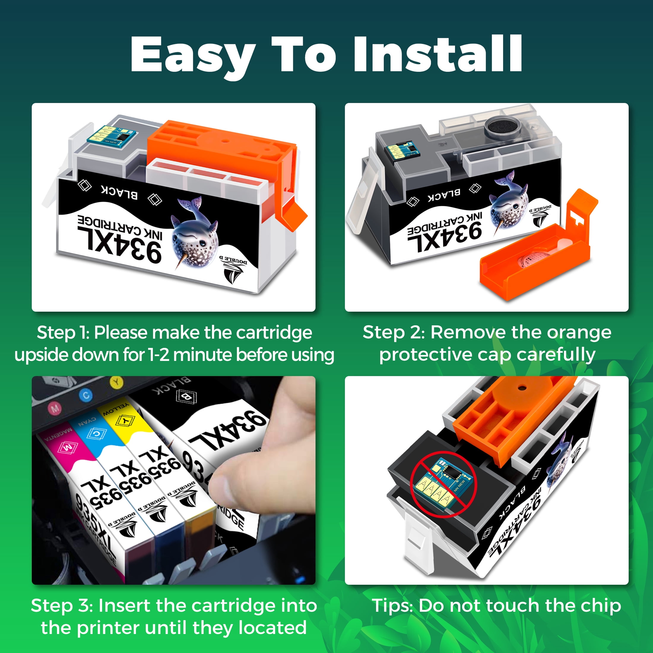 934XL 935XL Ink Cartridges Compatible for HP934 935 XL Ink Cartridges for OfficeJet 6220 Officejet pro 6230 Printers