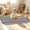 Gray, variant on Thick Baby Play Mat for Floor, Playpen for Babies and Toddlers, Water Repellent Soft Coral Velvet, Non-Slip Bottom Helps Cushion for Tummy Time, 50×50, Apricot