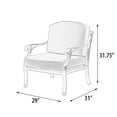thumbnail image 2 of AFD Savannah Outdoor Aluminum Club Chair, 2 of 5