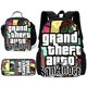 thumbnail image 1 of Conjunto de 3 piezas de juego Grand Theft para niños y niñas, mochila escolar con fiambreras, bolsas de lápices, mochilas escolares, el mejor regalo, 1 of 5