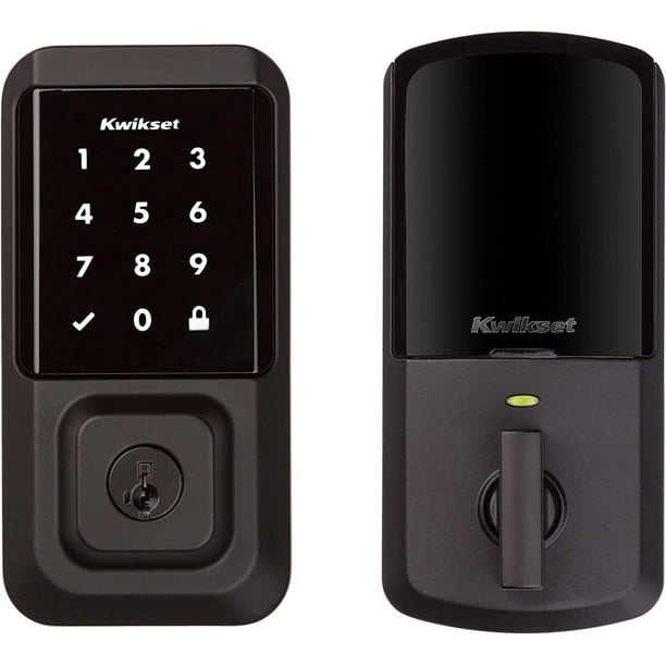 Cerradura Electronica Kwikset 99390-004 Halo SmartLock Negro (Incluye instalación Gratuita en ciudades participantes)