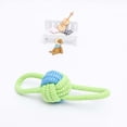 thumbnail image 3 of Pet Chew Cotton Rope Dog Toy Puppy Outdoor Teeth Clean Play Ball Dog Games Training Behavior Toy for Medium Large Dog (Pink 12 Piece Set), 3 of 7