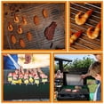 thumbnail image 3 of 2 Pcs Grille de Cuisson Grille en Acier Inoxydable Filet de Gril BBQ Gril Barbecue Polyvalent pour BBQ Extérieur, 3 of 7