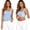 Light Blue [womens tank tops] [Summer Deals New Arrivals], variant on WEIWEN Womens Tank Tops with Built in Bras Camisole Tops for Women for Under Clothes Summer Running Workout Athletic Cami Shirts Women's Clothing Grey, M