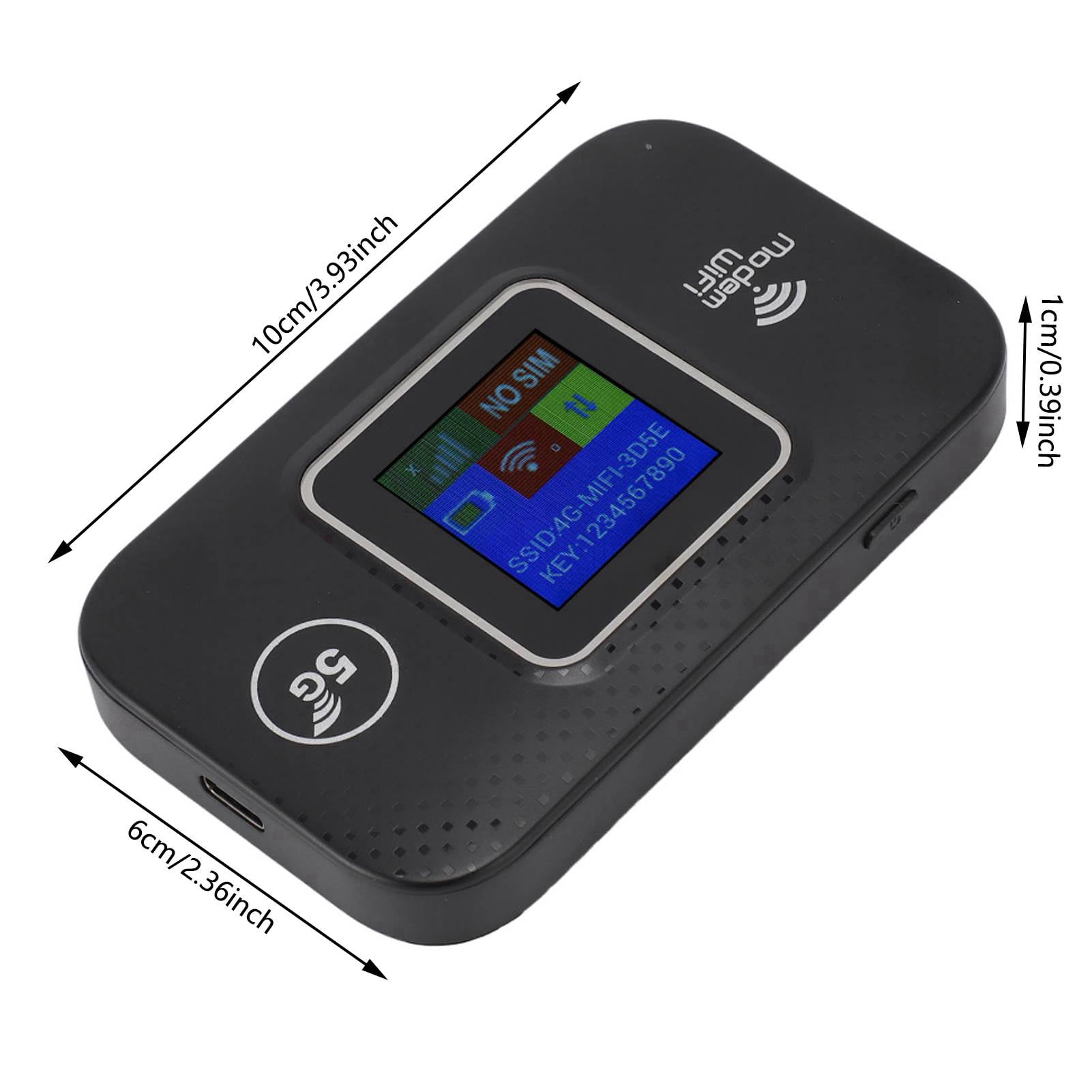 4G LTE Mobile WiFi Router, 300Mbps Speed, Up To 10 Devices, USB Powered, Europe Region Compatible