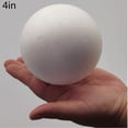 thumbnail image 3 of Bolas de espuma Craft FFChuanhe, 6 unidades, 10 cm, poliestireno blanco, 3 of 4