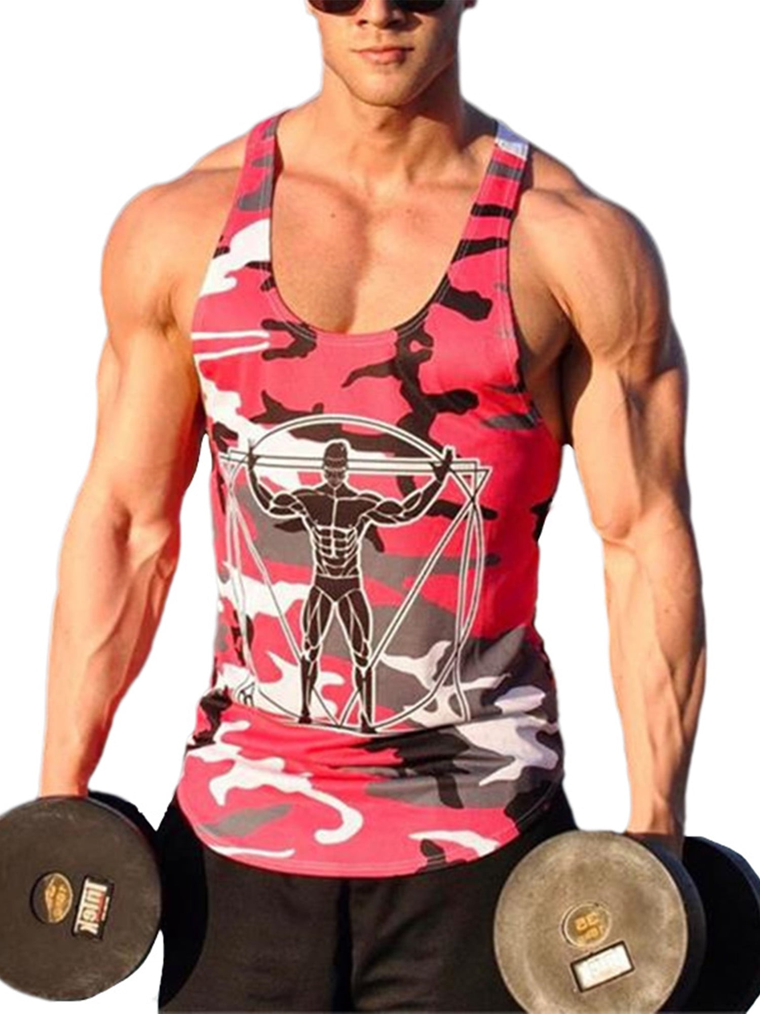 Mens weightlifting tank tops Clearance