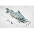 thumbnail image 3 of CABIN CRITTERS BLUE CATFISH PLUSH STUFFED CUTE FISH MULTIPLE SIZES 10" or 17" (17 INCHES), 3 of 6