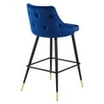 thumbnail image 6 of Modway Adorn Performance Velvet Bar Stool in Navy, 6 of 6