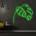 thumbnail image 2 of Handmadetneonsign Monstera Leaf Neon Sign, Plant Led Sign, Neon Lights Green Aesthetic, Green Leaf Sign, Plant Neon Sign, Wall Décor, 2 of 4