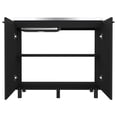 thumbnail image 3 of Black Engineered Wood Construction - Durable Countertop with Easy - Grip Handles - Kitchen Setup - Enhance Kitchen Storage, 3 of 4