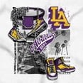 thumbnail image 2 of Athletic LA Basketball Sneakers Men's Graphic T Shirt Tees Brisco Brands S, 2 of 6