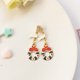 thumbnail image 1 of Pendientes sencillos y bonitos de estilo navideño sin agujeros para las orejas, estilo fresco, para estudiantes y niños, estilo corto, con clip para las orejas, 1 of 6