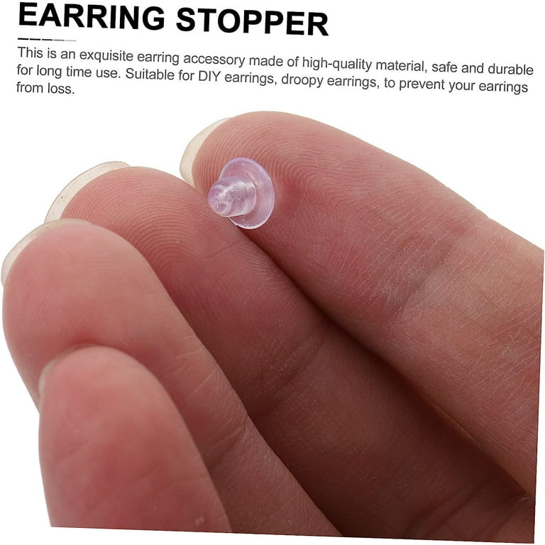 200pcs Soft Earplugs Pierced Earrings Pierced Earring Backs for Posts Ear  Plug Earrings Earing Backs Secure Earring Backstops Earring Secure Backs