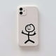 thumbnail image 1 of Funda de teléfono con dibujos de personas bonitas para iPhone, carcasa trasera de silicona suave para iPhone 11, 12, 13, 14 Pro Max, X, XR, XS Max, 7, 8 Plus, Se 2020 Fivean unisex, 1 of 2