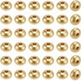 thumbnail image 6 of 80Pcs 2 Color Brass Stopper Beads with Rubber Inside 18K Gold Plated Slider Beads 4mm 925 Sterling Silver Round Positioning Spacer Beads Loose Beads for Bracelet Necklace Jewelry Making Multi-color, 6 of 9