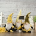 thumbnail image 2 of Northlight 10" Bumblebee Daisy Springtime Gnome with Honey Dipper, 2 of 5