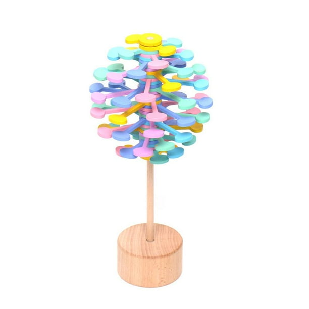 Juguete de palillo de madera para aliviar el estrés juguete de piruleta giratoria de artesanía exquisita para la educación ANGGREK Otros