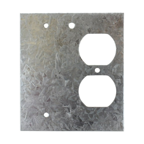 Wiremold Legrand DGT-DP/B FloorSource Double Gang 1 Duplex 1 Blank Plate