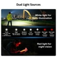 thumbnail image 5 of OLIGHT Perun 3 Rechargeable Headlamp Flashlight, 3000 Lumens LED Headlight with Red Light, Waterproof Head Lamp with Headband for Outdoor Camping, Hiking, Working(Orange), 5 of 8