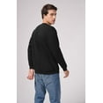 thumbnail image 3 of Adult Unisex Mid-Weight Crewneck Sweatshirt, Ringspun Cotton Blend, 3-End Fleece 903, 3 of 4