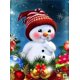 thumbnail image 1 of Pintura de diamantes AB 5D, cuadro de Papá Noel, mosaico de muñeco de nieve, bordado de dibujos animados, conjunto de punto de cruz, decoración del hogar de navidad, regalos de arte, 1 of 4