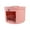 Pink Large, variant on Hat Box Hat Storage Box for Women Men Storage Bin Large Capacity Foldable Travel Hat Boxes Collapsible Hat Organizer for Toy Storage Closet Pink Small