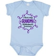 thumbnail image 3 of Inktastic I Love My Grandma Alzheimer's Awareness with Purple Hearts Boys or Girls Baby Bodysuit, 3 of 5