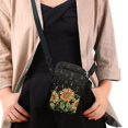 thumbnail image 4 of HELLHERO Sunflower Pattern Women Messenger Bag Polyester with Shoulder Strap Small Crossbody Purse for Casual Travel, 4 of 7