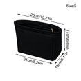 thumbnail image 3 of Qianvly Women's Portable Makeup Storage Bag(Vermilion), 3 of 4