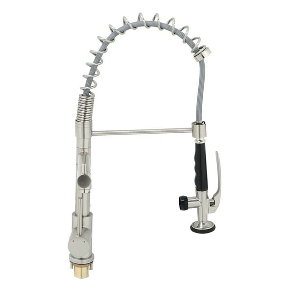 Mixed Faucet, Pull Down Faucet, Kitchen Faucet Washbasin Faucet, Faucet and Supplies for Kitchen Home Kitchen Accessories Brushed Type