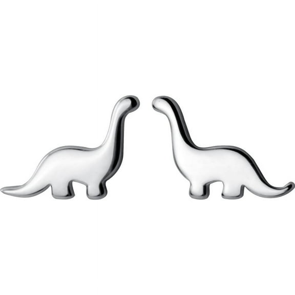 Tiny Dinosaur Stud Earrings S925 Sterling Silver Cartilage Earring for Women