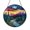 Acrylic 3.5 Inch, variant on North Cascades Mountain Stained Glass Window Suncatcher, Dramatic Landscape Sun Catcher, Outdoor Inspired Decor